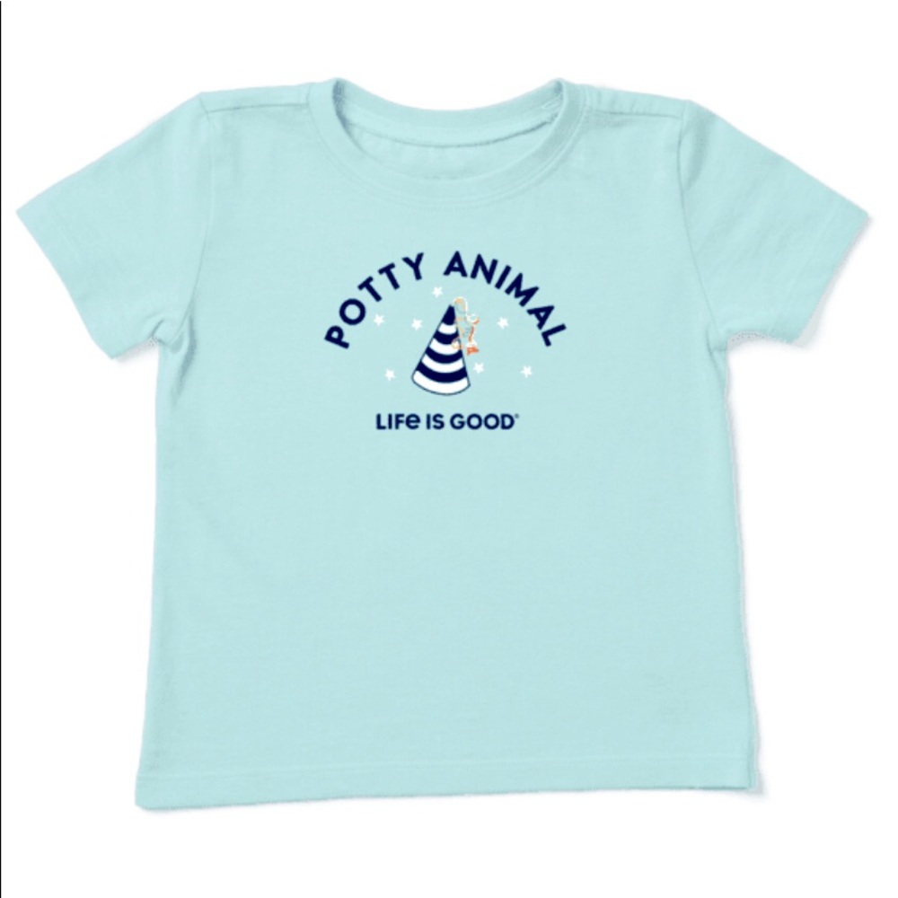 Life is Good TODDLER POTTY ANIMAL CRUSHER TEE